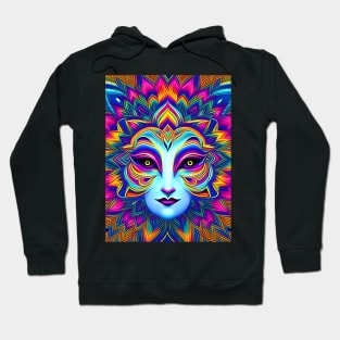 Catgirl DMTfied (21) - Trippy Psychedelic Art Hoodie